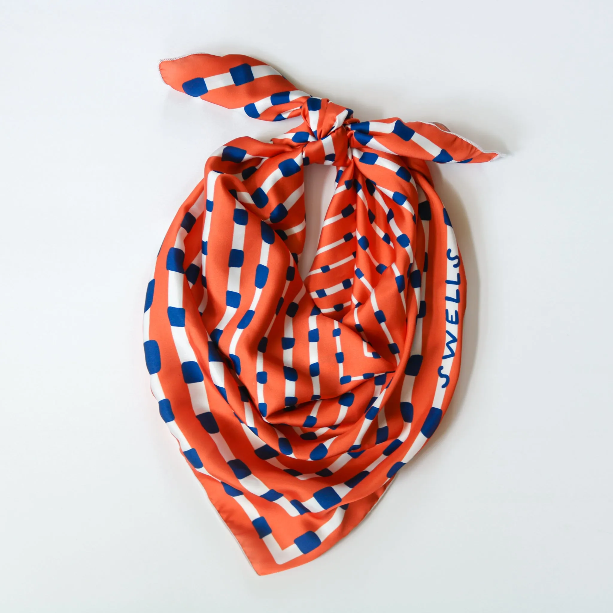 Orange   Navy Gameday Scarf - Wholesale
