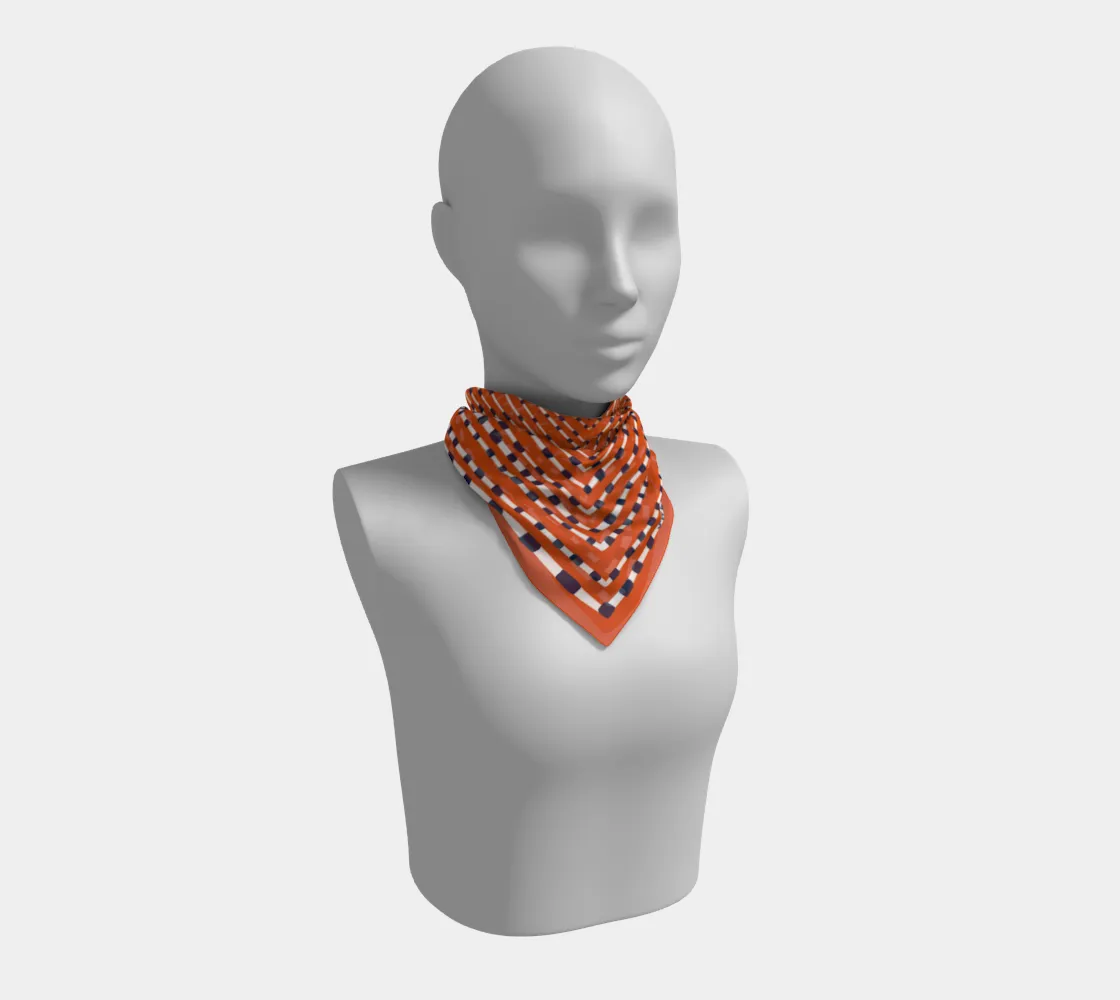 Orange   Navy Gameday Scarf - Wholesale