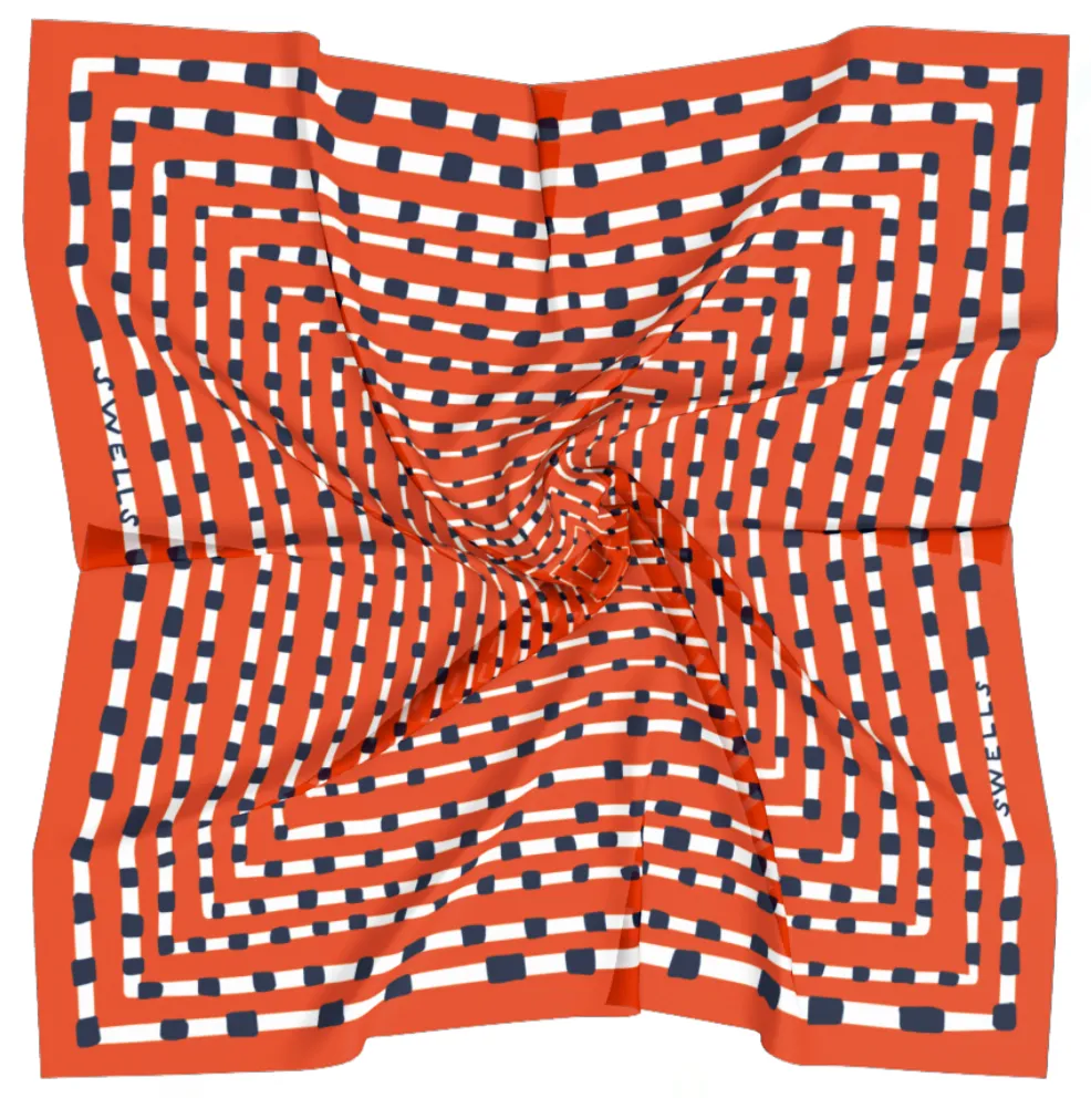 Orange   Navy Gameday Scarf - Wholesale