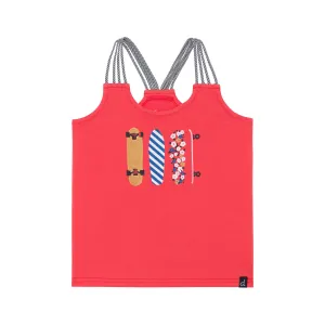 Organic Cotton Tank Top Red