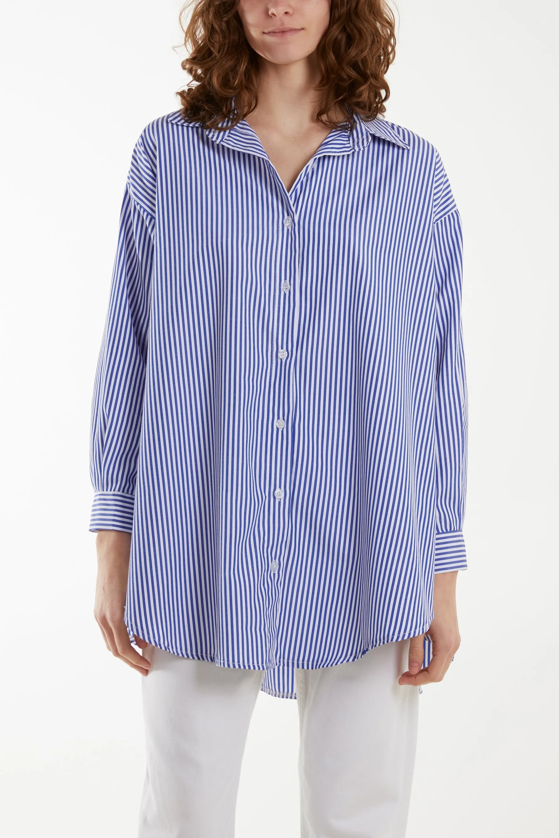 Oversized Pinstripe Shirt