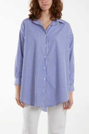 Oversized Pinstripe Shirt