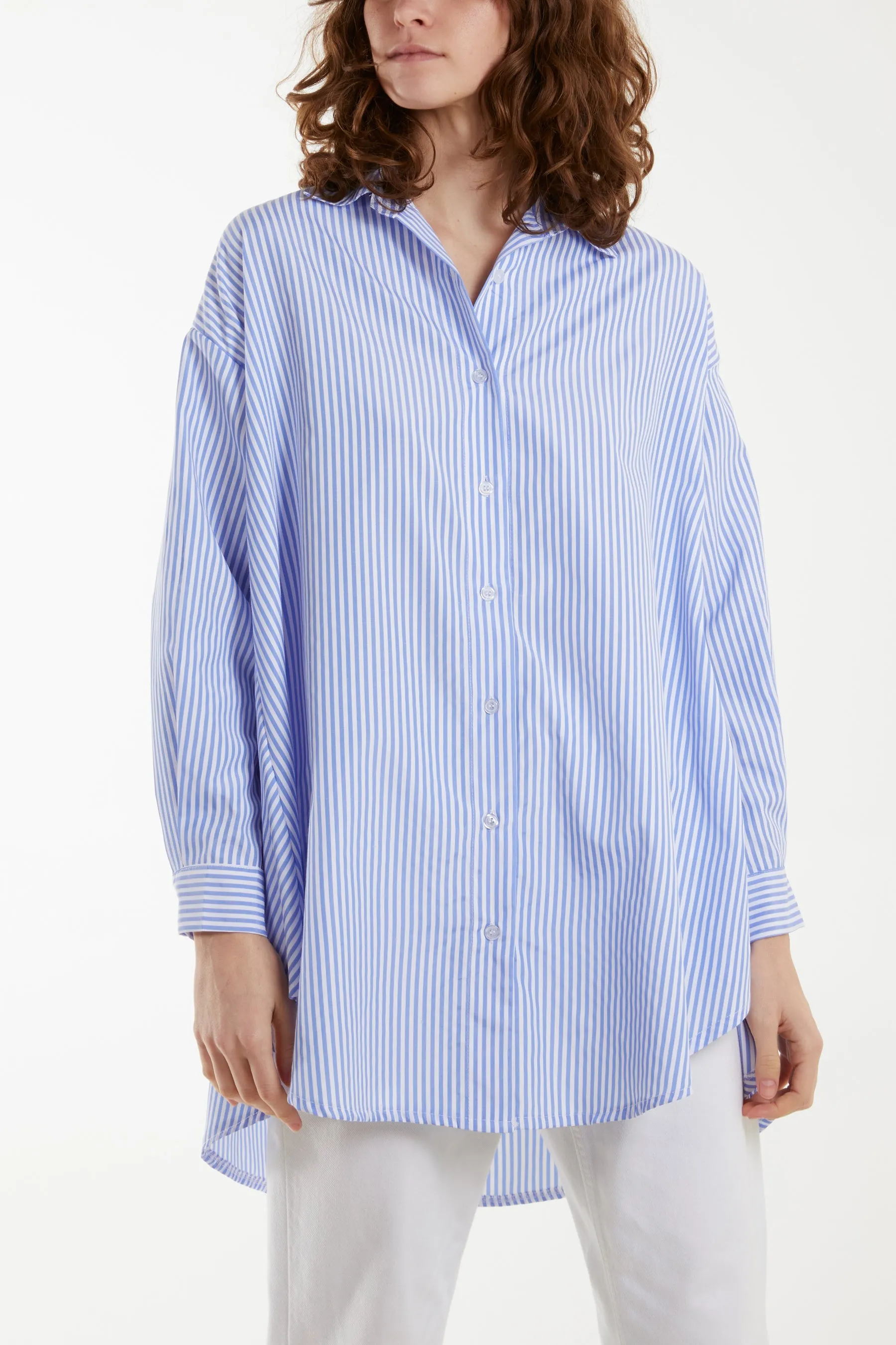Oversized Pinstripe Shirt