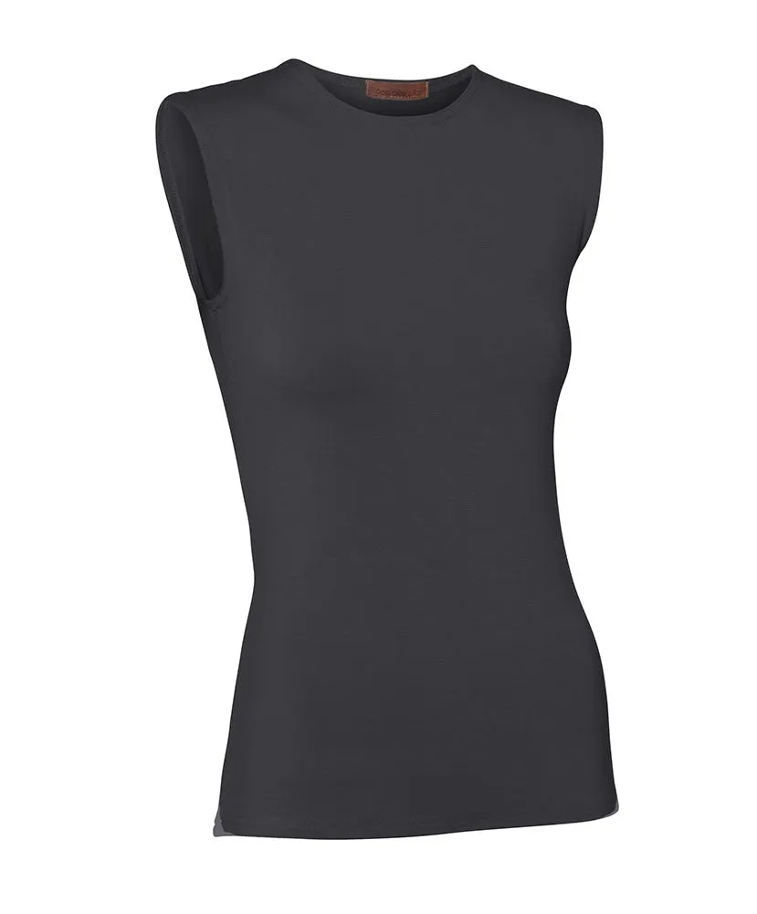 PB&J Ladies Cotton Sleeveless Shell - Navy