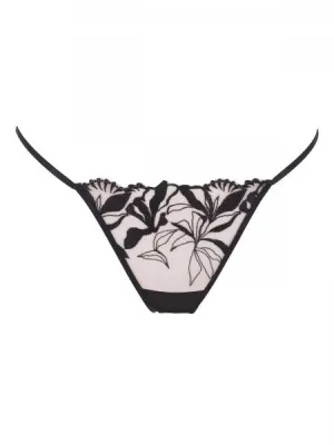 Persephone Panty - Sheer/Black -