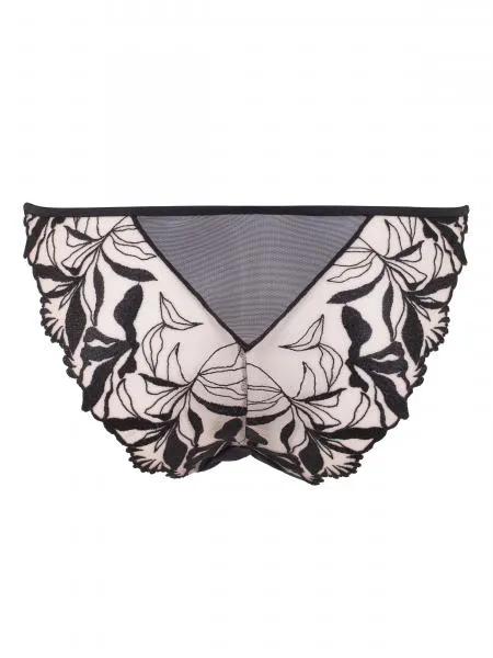 Persephone Panty - Sheer/Black -