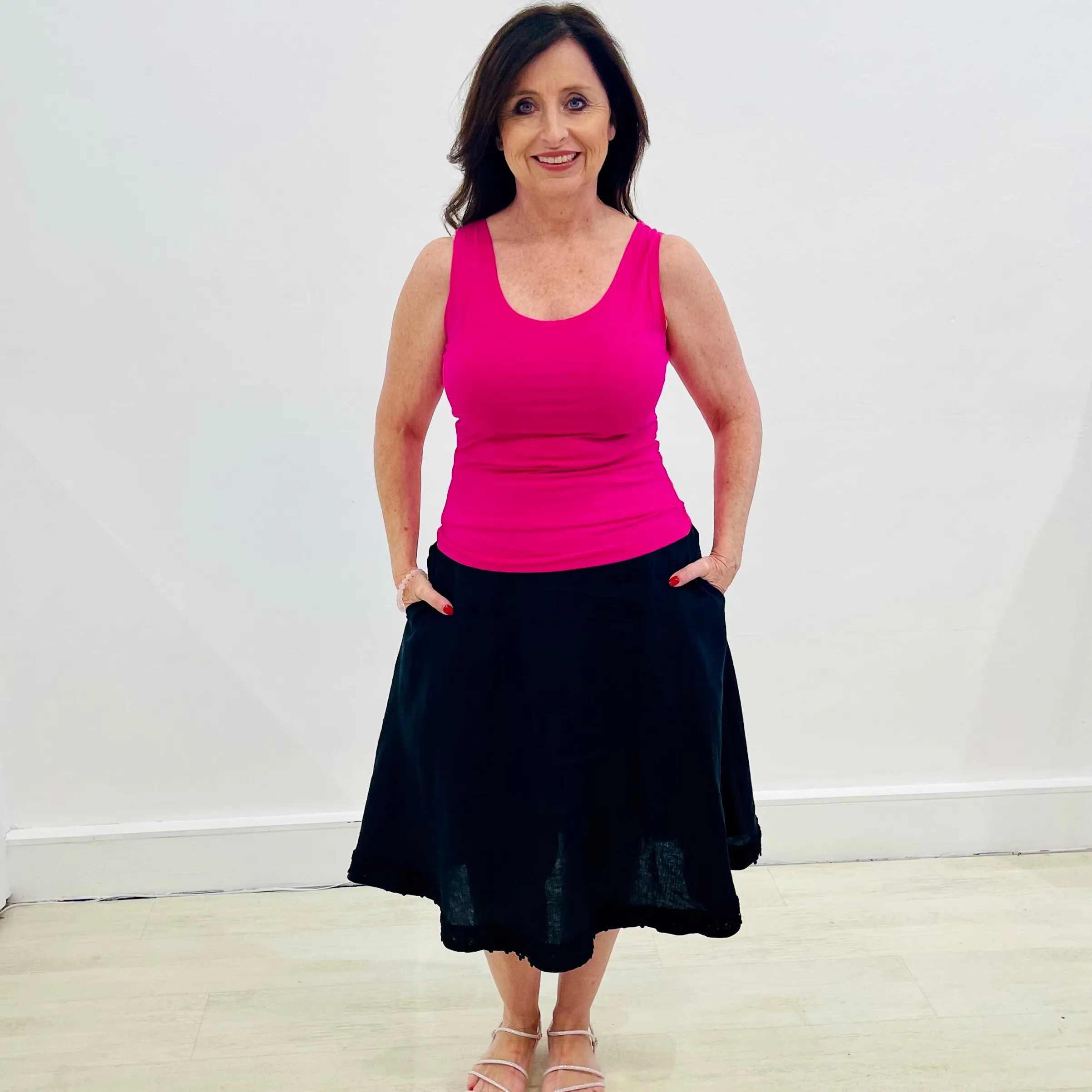 Pink Rose Bamboo Blend Camisole