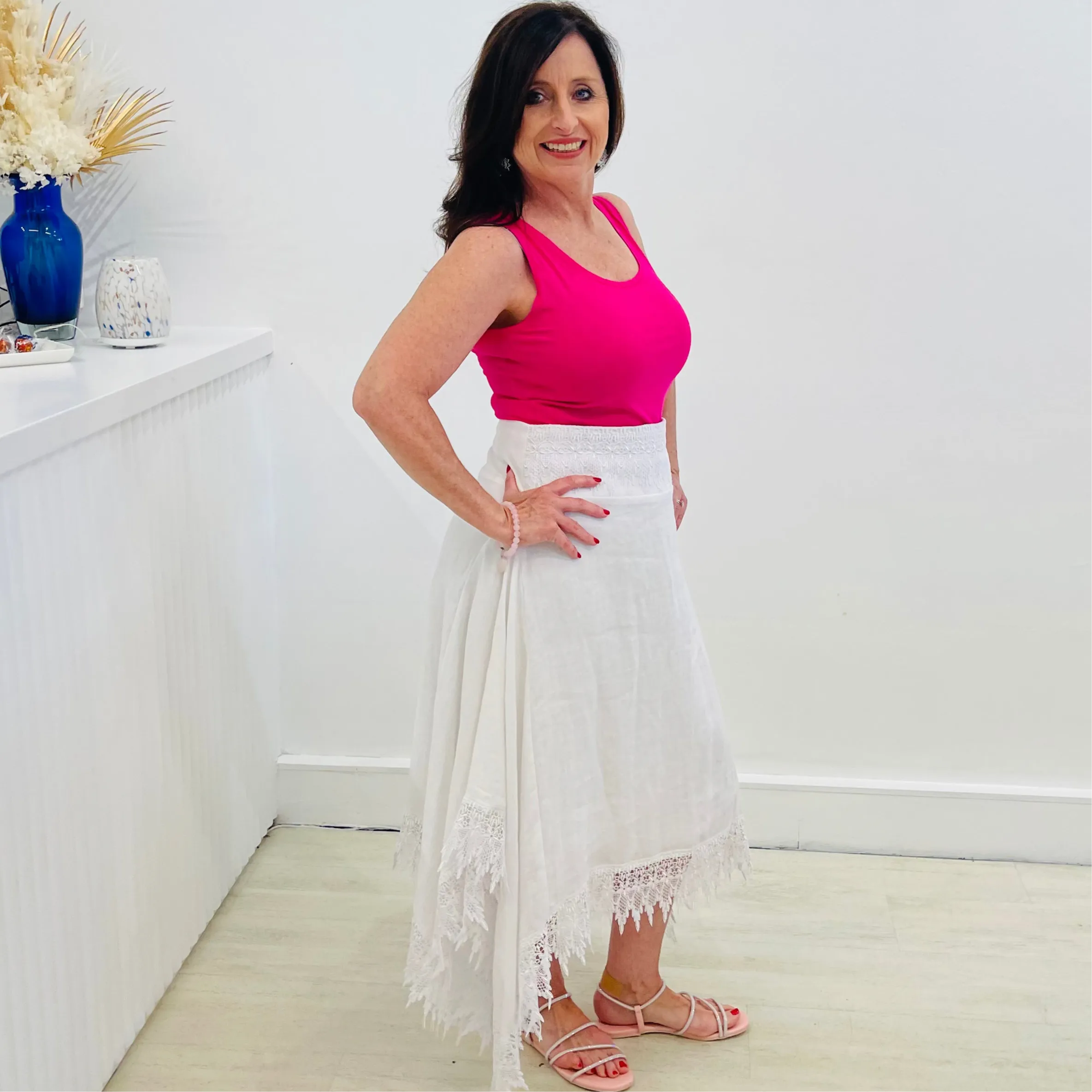 Pink Rose Bamboo Blend Camisole