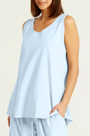 PLANET BY LAUREN G SHIRTAIL TANK