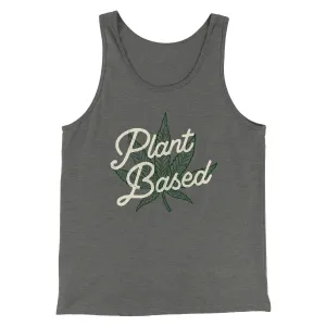 Plant Based Funny Men/Unisex Tank Top