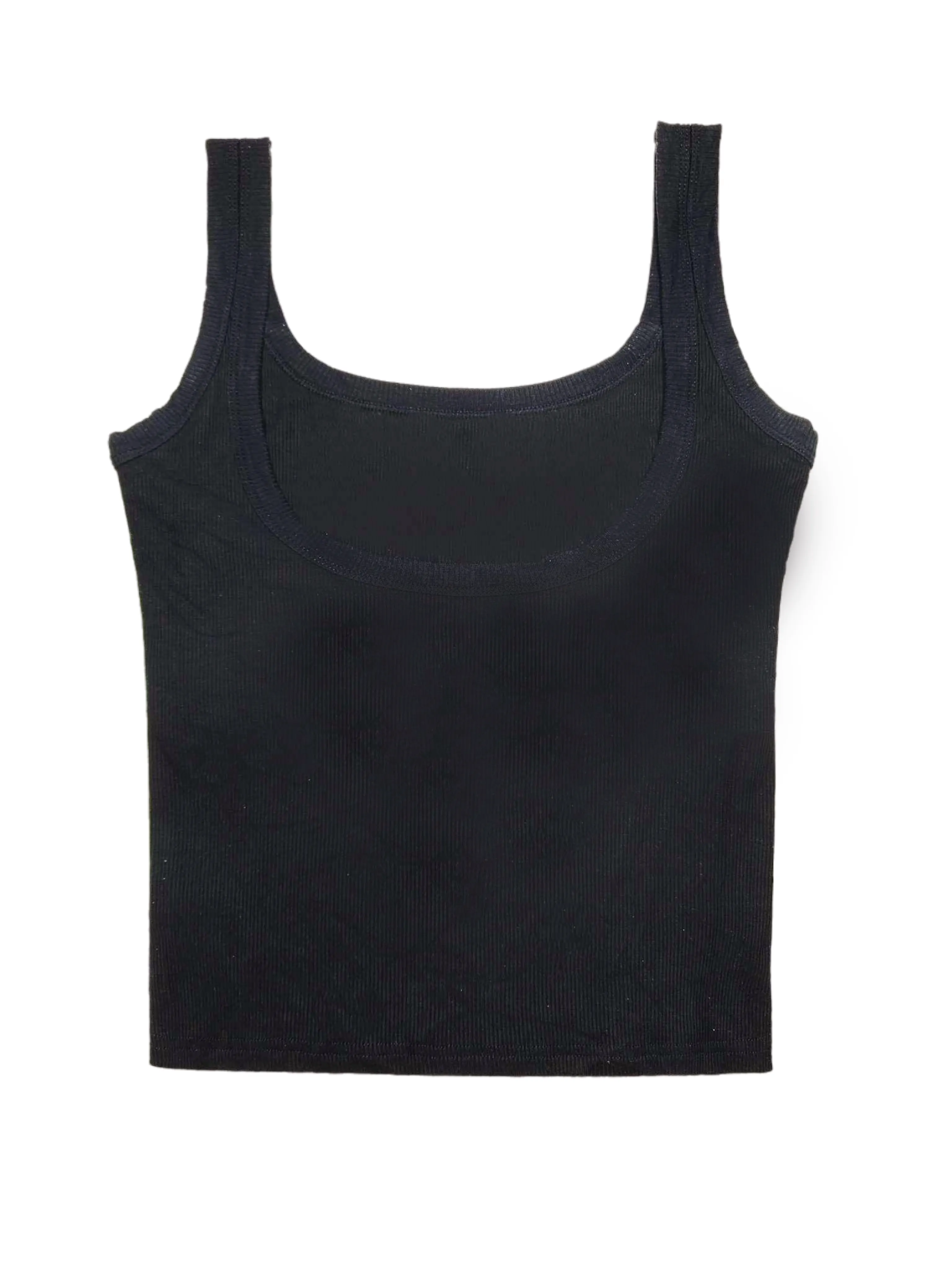 Plunging U-Back Bust-Enhancing Tank Top