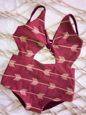 Pre-Made Keiki Girl Kassandra Monokini (Age 5-7)