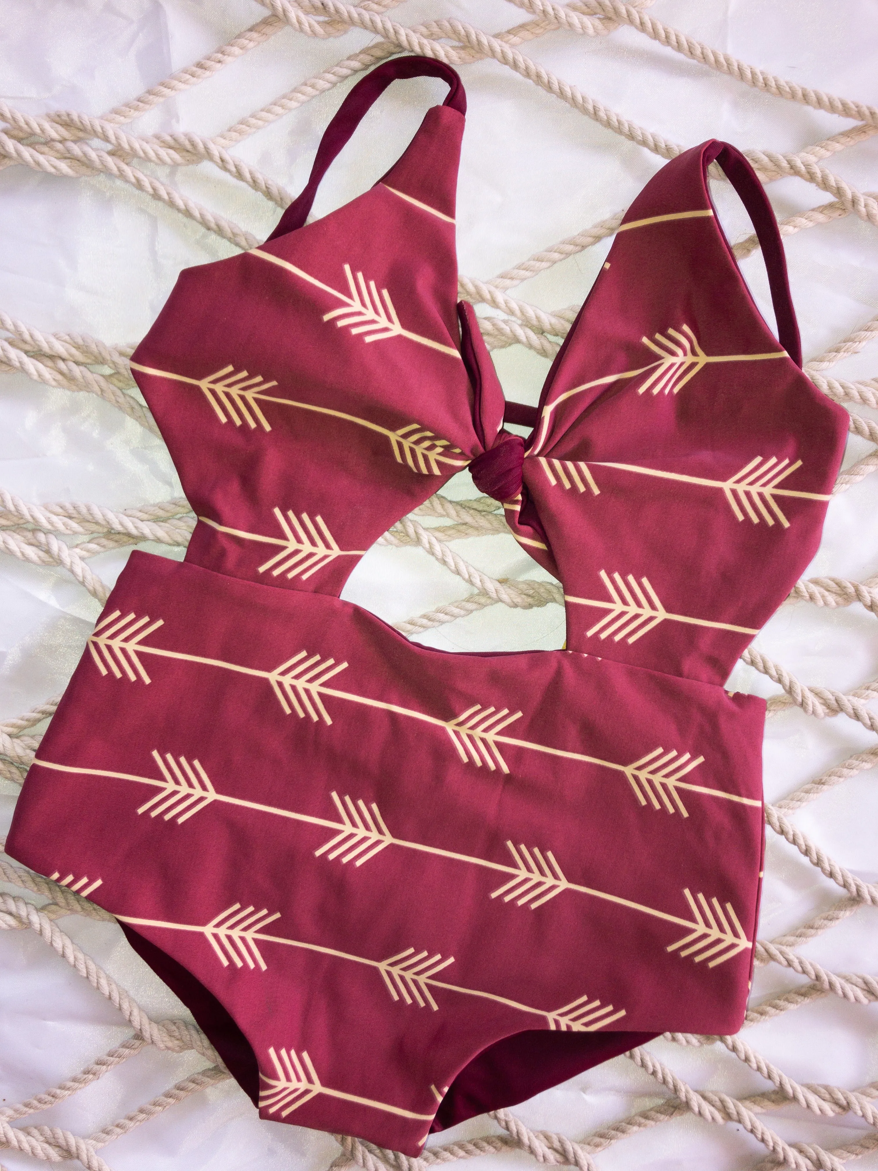 Pre-Made Keiki Girl Kassandra Monokini (Age 5-7)