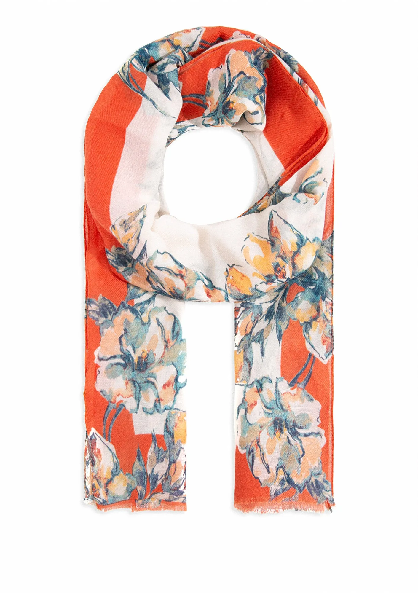 Printed Beige Shawl