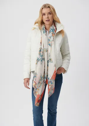 Printed Beige Shawl