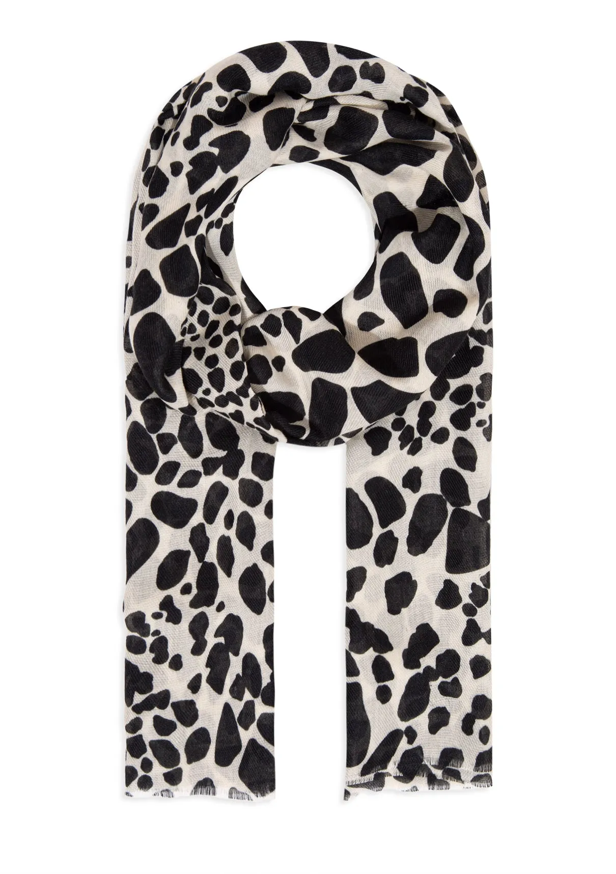Printed Beige Shawl