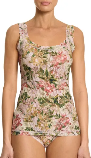 Printed Signature Lace Classic Cami French Garden