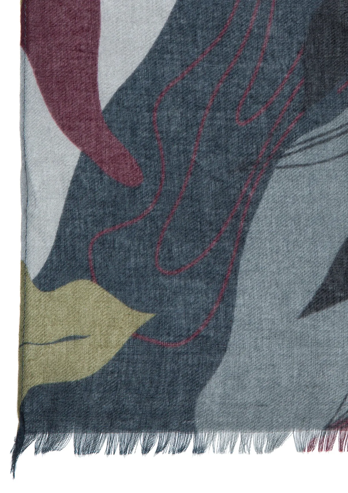 Printed Smoke Shawl