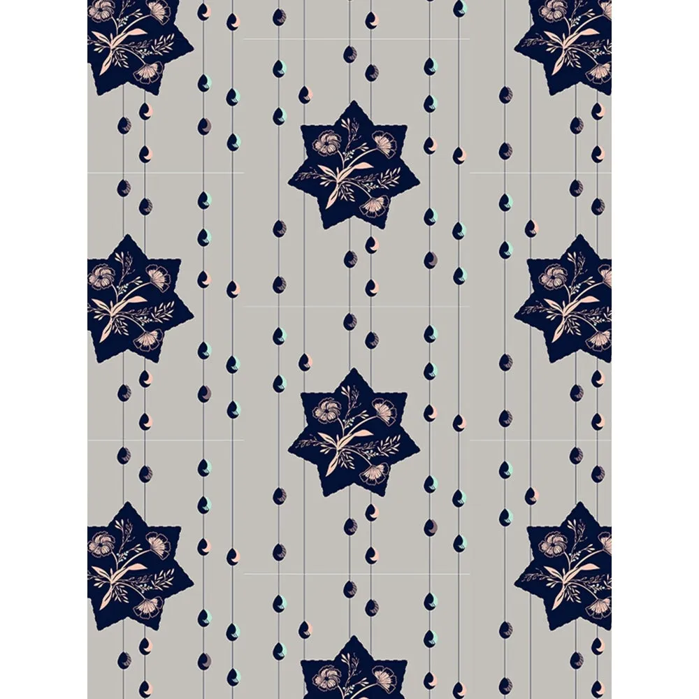 PS Accessories by Payal Singhal Payal Singhal Grey Printed Scarf
