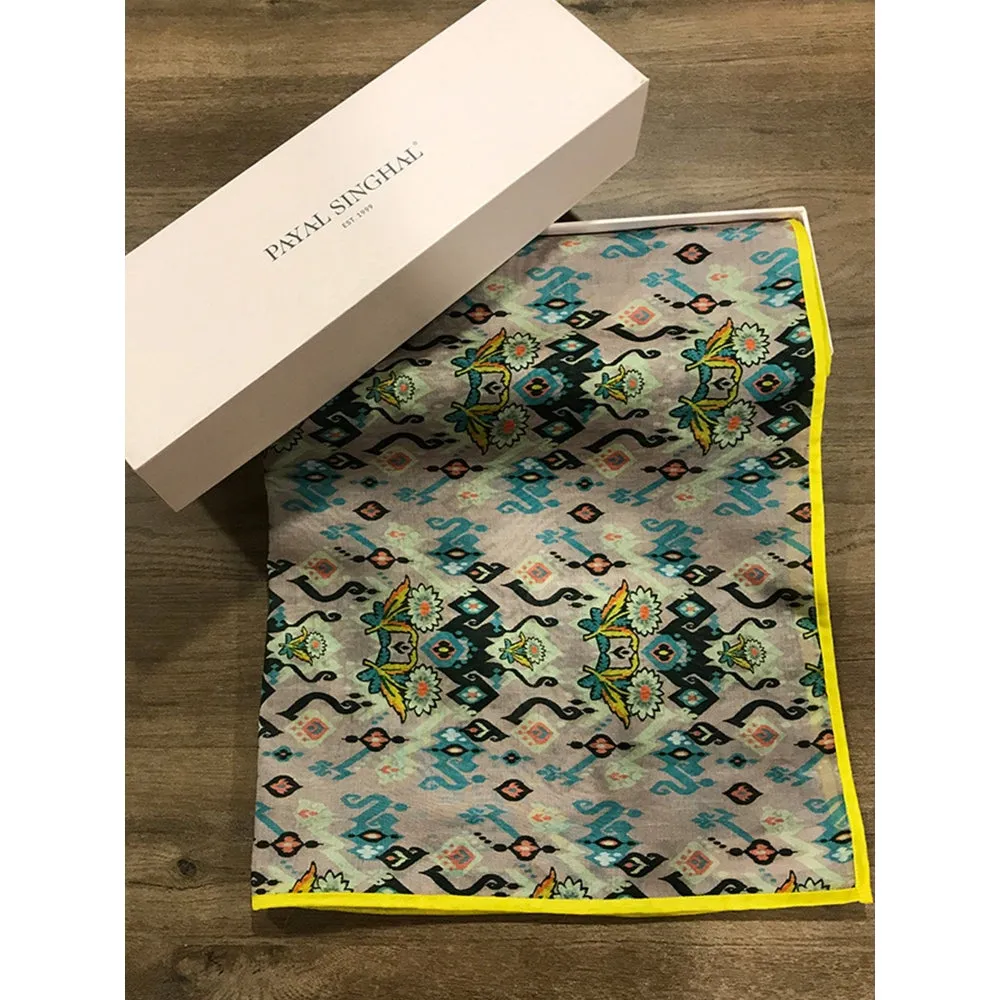PS Accessories by Payal Singhal Payal Singhal Pink Printed Scarf