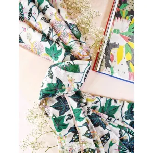 PS Accessories by Payal Singhal Payal Singhal White Printed Scarf