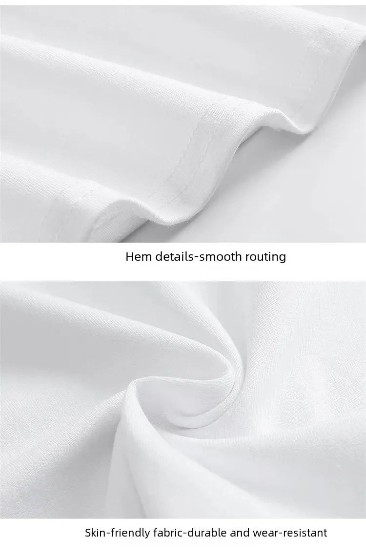 Pure Cotton White Tank Top Women's Summer Inner Wear Trendy Sexy Sleeveless Top Summer Season One-piece Code Send