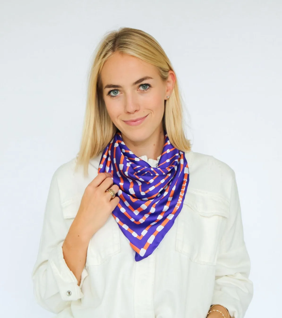 Purple   Orange Gameday Scarf