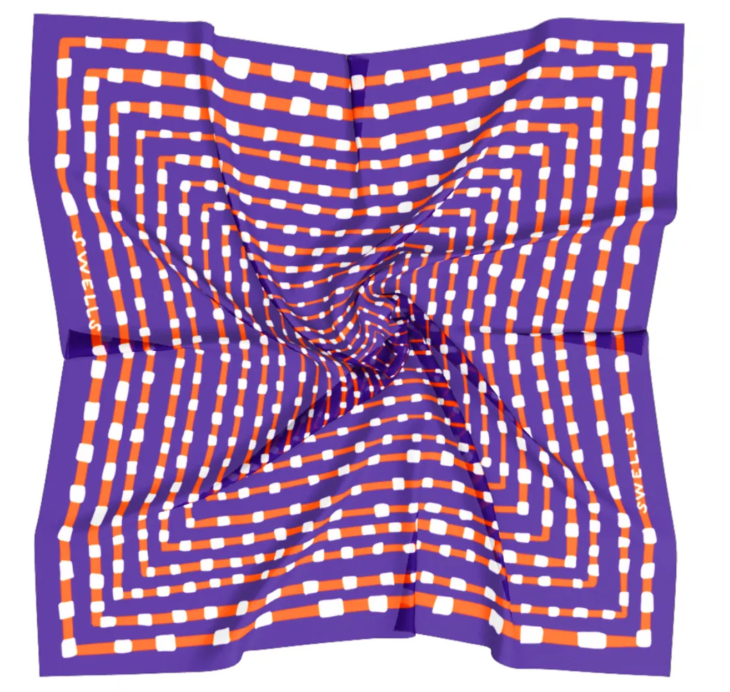 Purple   Orange Gameday Scarf