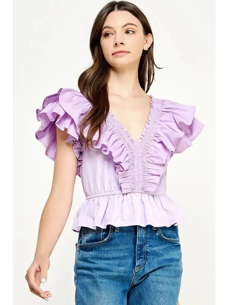 PURPLE POPLIN