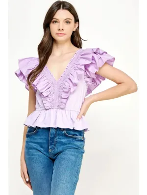 PURPLE POPLIN