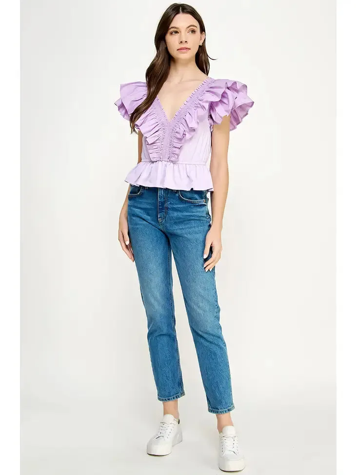 PURPLE POPLIN