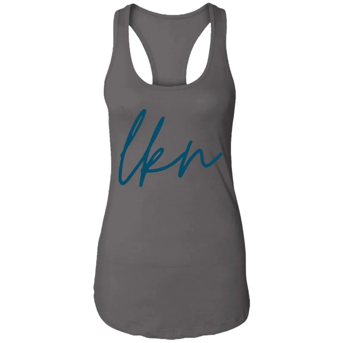 "LKN- NAVY" Ladies Ideal Racerback Tank