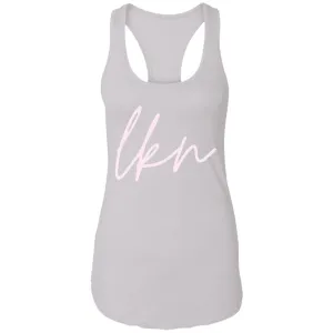 "LKN- PINK" Ladies Ideal Racerback Tank