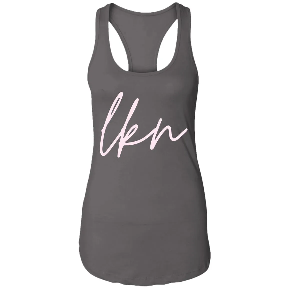 "LKN- PINK" Ladies Ideal Racerback Tank