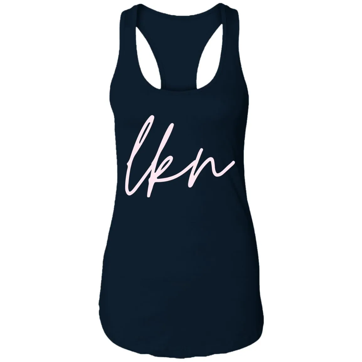 "LKN- PINK" Ladies Ideal Racerback Tank
