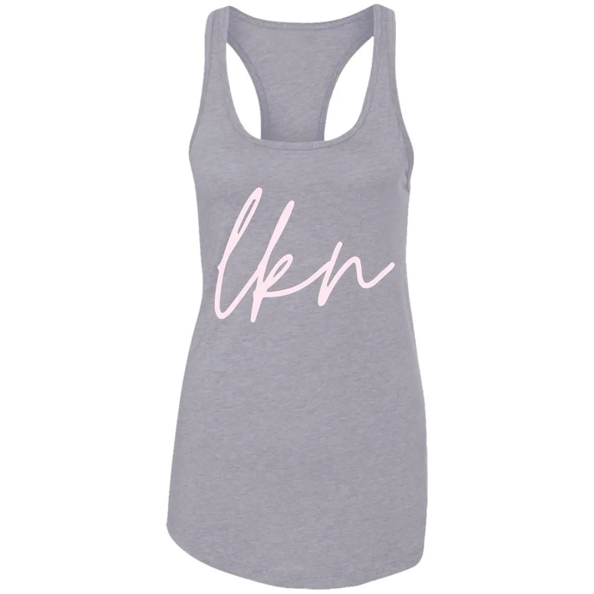 "LKN- PINK" Ladies Ideal Racerback Tank