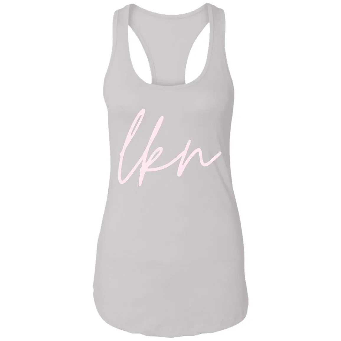 "LKN- PINK" Ladies Ideal Racerback Tank