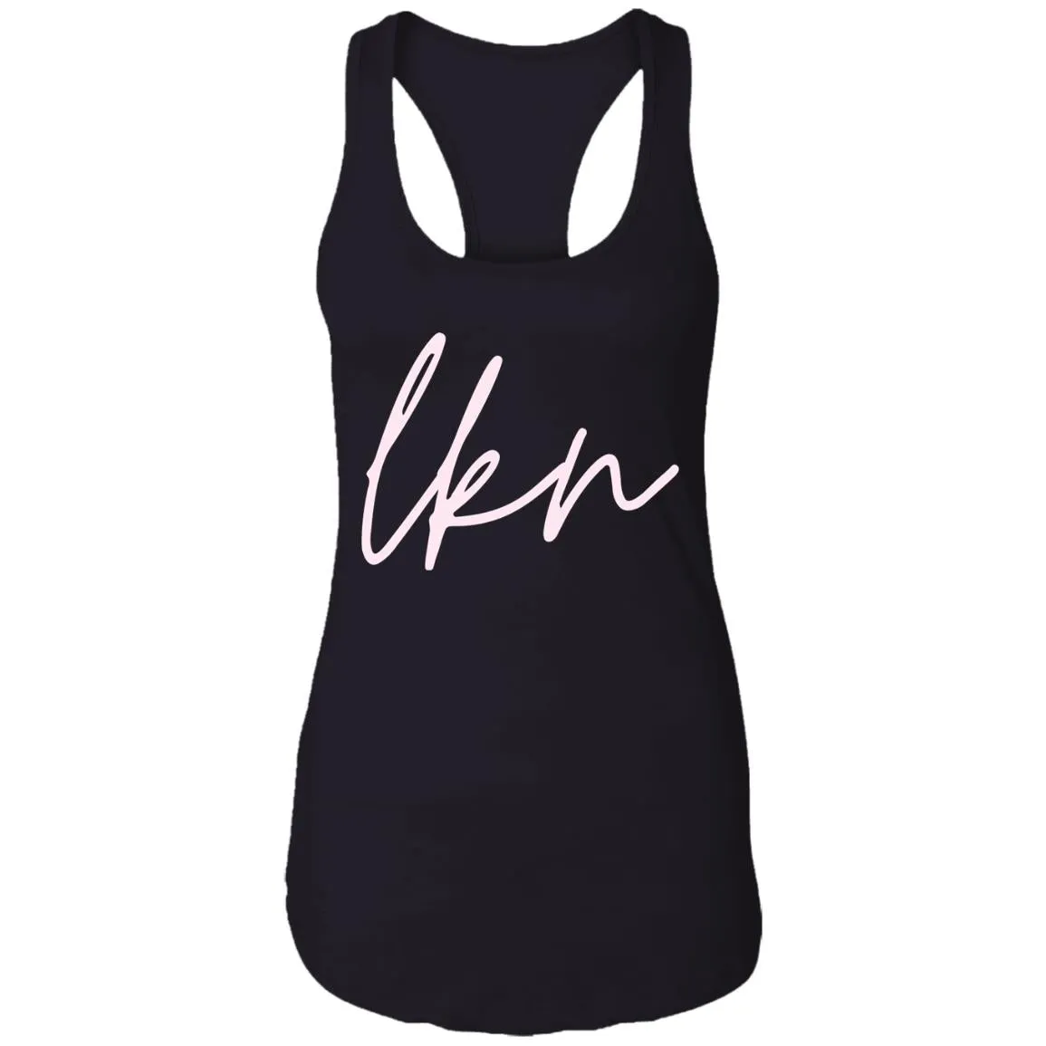 "LKN- PINK" Ladies Ideal Racerback Tank