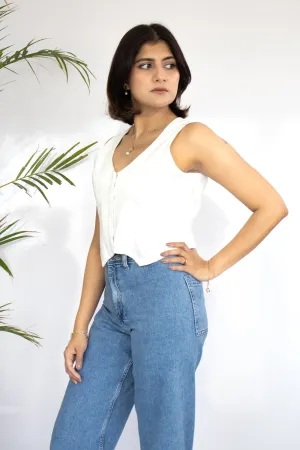 Radost White Corset Top