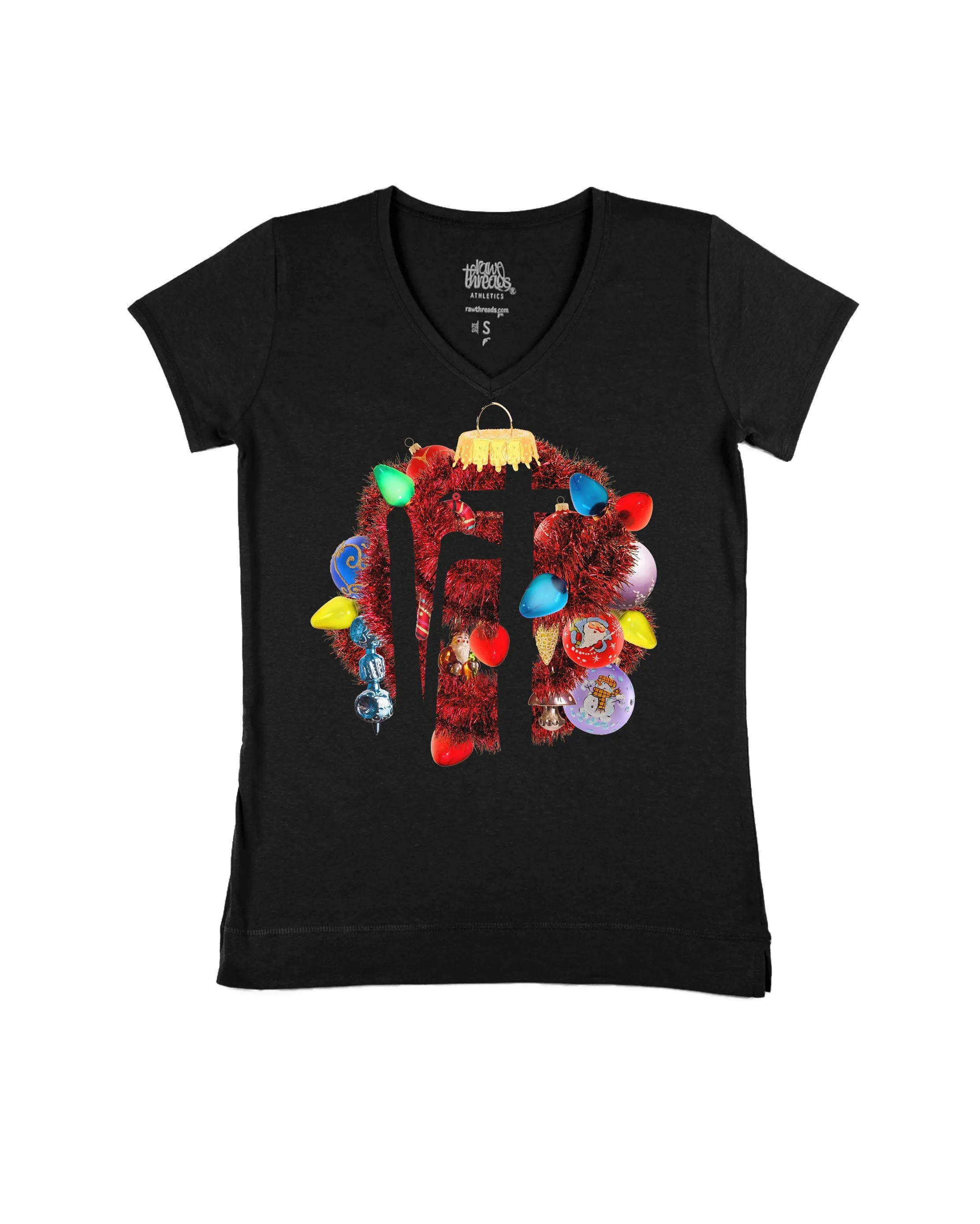 Raw Threads Logo Ugly Christmas Sweater