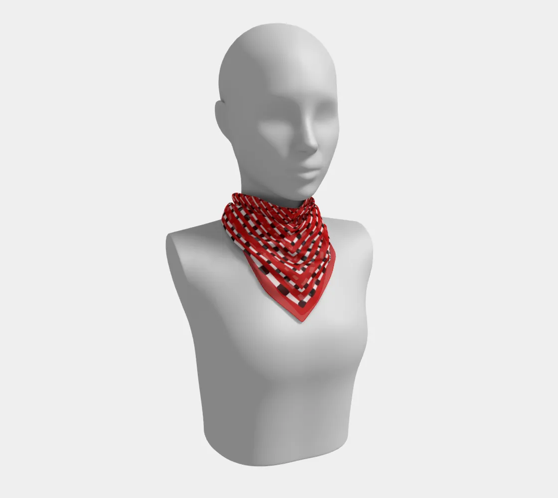 Red   Black Gameday Scarf - Wholesale
