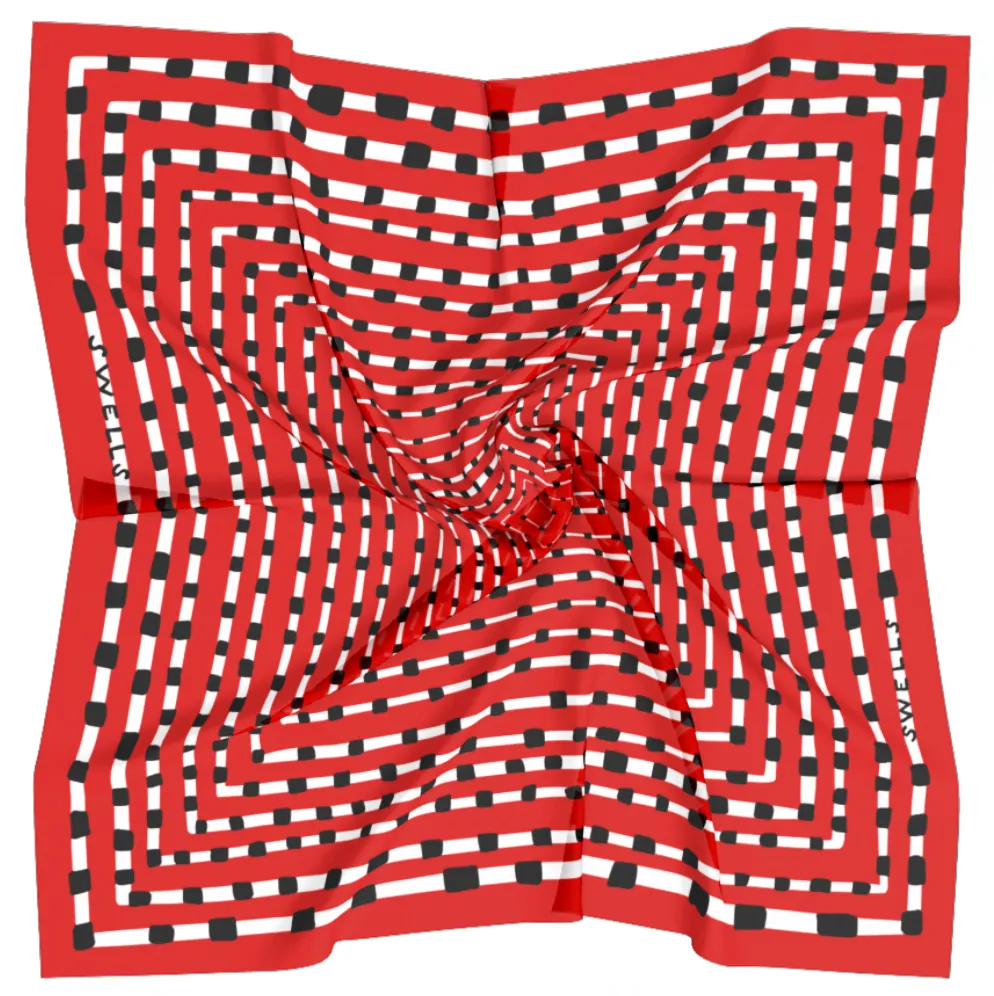 Red   Black Gameday Scarf - Wholesale