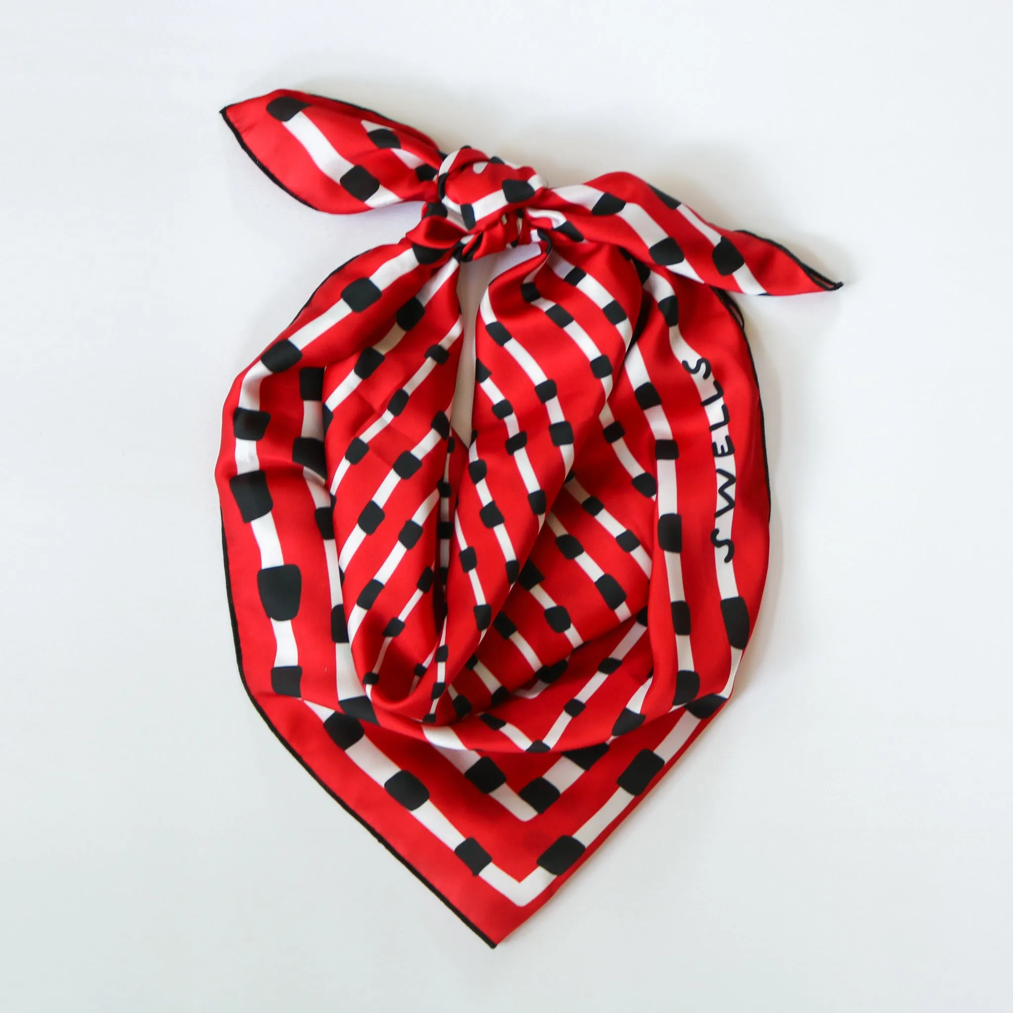 Red   Black Gameday Scarf - Wholesale