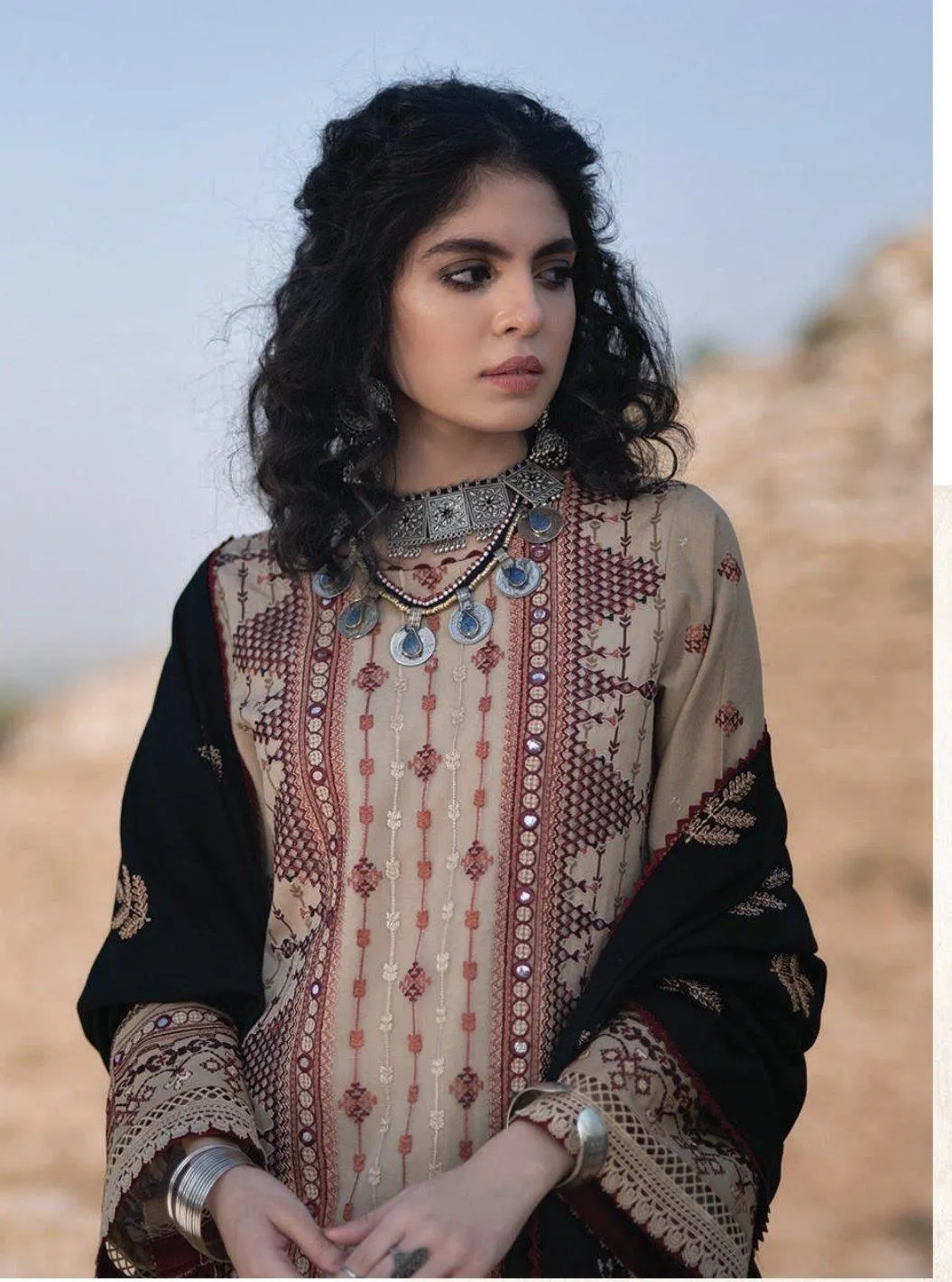 Restocked/Qalamkar Luxury Shawls Collection/KS-08