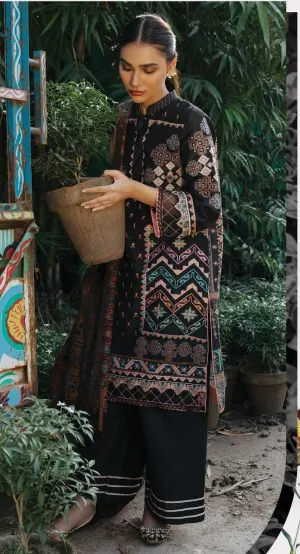 Restocked/Qalamkar Rehaab Luxury Shawl Collection/QWK 04/French Knots!