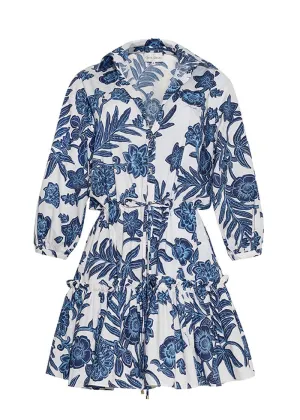 Robin Dress (Anna Floral Ivory)