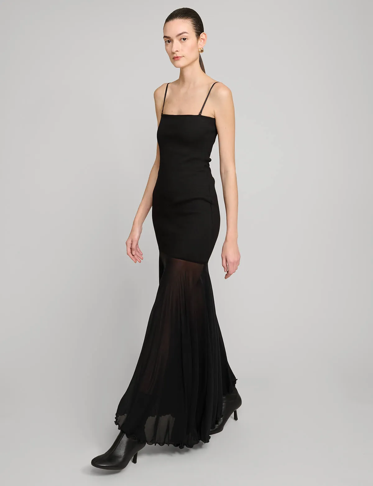 Romane Sheer Bottom Dress