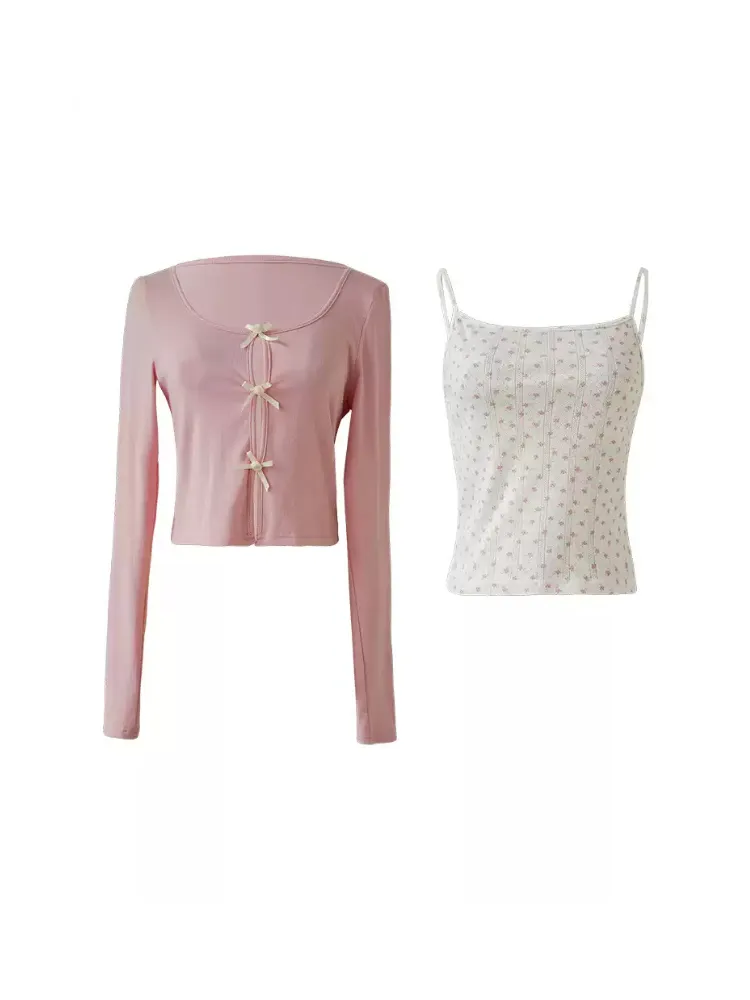 Romantic Ribbon Twin Set