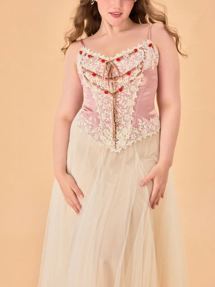 Rosette Bloom Corset Top