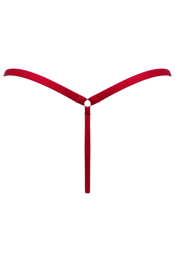 Roxie G-String - Red/Pink